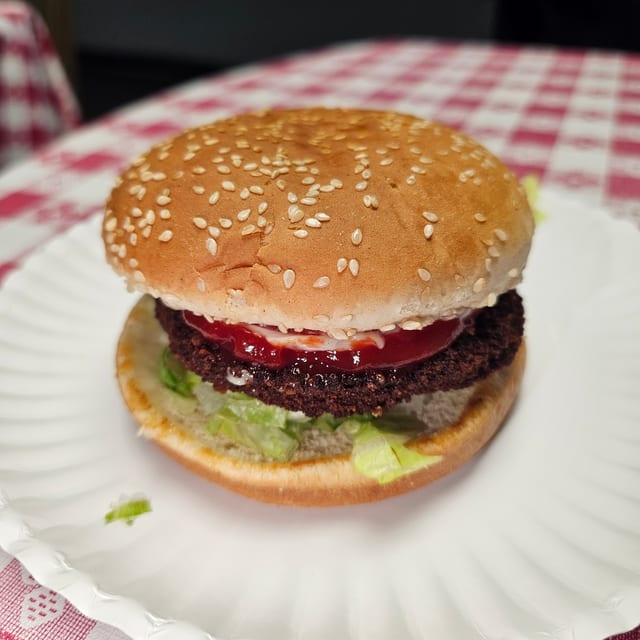 Crispy Spicy Chicken Burger.